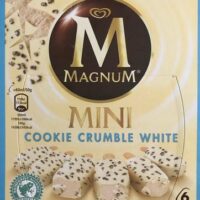 Magnum Mini Cookie Crumble White Ice Cream