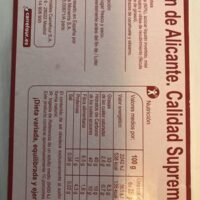 Calidad Suprema Carrefour Nougat Duro