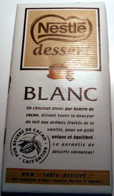 Dessert Blanc Dessert Blanc
