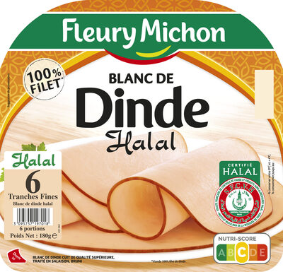 Blanc from Turkey Halal – 6 tranches Fine Blanc from Turkey Halal - 6 tranches Fine