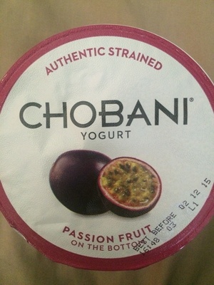 Chobani Yogurt – Passion Fruit Chobani Yogurt - Passion Fruit