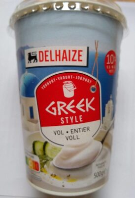 Yogurt Greek Style entier Yogurt Greek Style entier