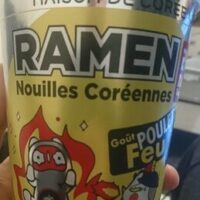 Ramen nouilles coréennes Flavor Chicken feu