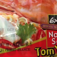Tom yum noodle soup