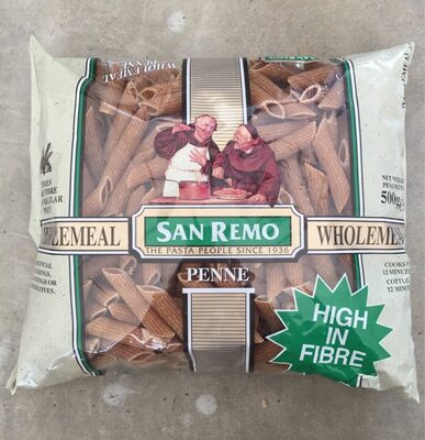 San Remo Pasta Wholemeal San Remo Pasta Wholemeal