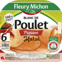 White Chicken piquant Halal - 6 tranches