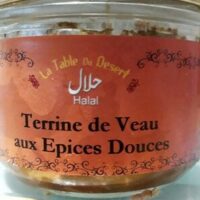 Terrine from veau with Spices Sweets