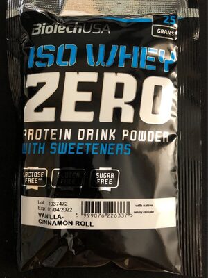 Iso Whey zero Vanilla canelle Iso Whey zero Vanilla canelle