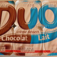 Duo Cream dessert Chocolate Milk Dia