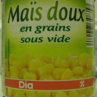 Corn Soft in grains sous vide