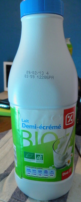 Milk demi-écrémé Bio Dia Milk demi-écrémé Bio Dia