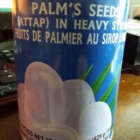 Fruits from Palmier Syrup lourd