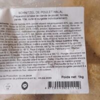 Schnitzel from Chicken Halal