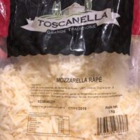 Mozzarella Cheese Râpée