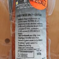 Chorizo tacos spicy