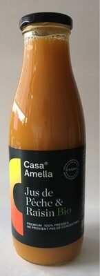 Juice Bio peche and Raisins -100% pur jus Juice Bio peche and Raisins -100% pur jus
