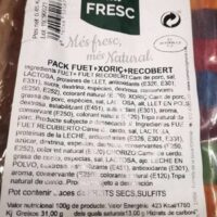 Pack Fuet Xoric Recobert