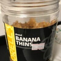 Glazed banana thins