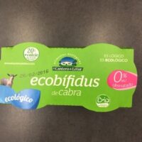 Yogurt Goat Skimmed EcoBifidus 2X125 G Cantero from Letur