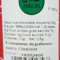 Saucisson Halal
