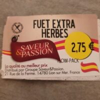 Fuet Extra Herbs
