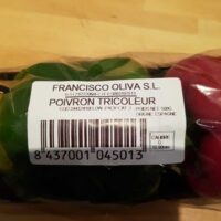 Poivron tricoleur