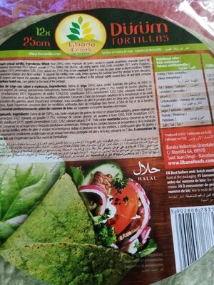 Durum Tortillas Durum Tortillas
