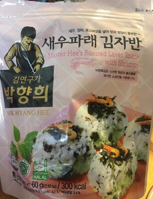 Master Hee ´s roasted laver Snack with Shrimps Master Hee ´s roasted laver Snack with Shrimps