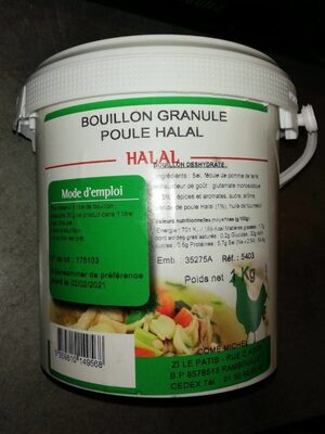 Broth granule Chicken Halal Broth granule Chicken Halal