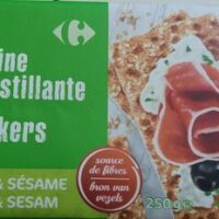 Tartine croustillante Crackers seigle & sésame