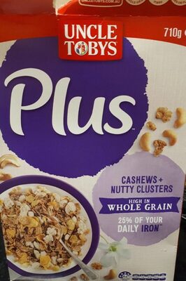 Cereals cashews nutty clusters Cereals cashews nutty clusters