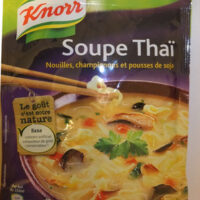 Soup Thaï, nouilles-Mushrooms & pousses soja