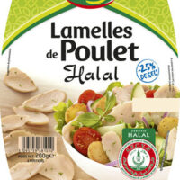 Lamelles from Chicken Halal -25% from Salt