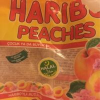 Haribo Halal Peach es Haribo Halal Peach es
