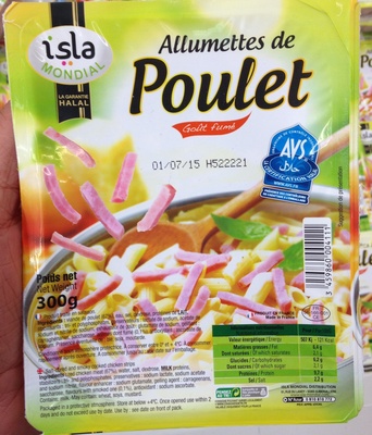 Allumettes from Chicken Allumettes from Chicken