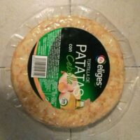 Tortilla from Potatos with Onion
