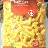 Pasta espirales