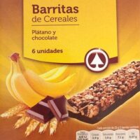 Barritas from Cereals Banana and Chocolate