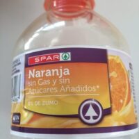 Orange without gas and without Sugar