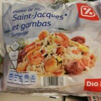 Poêlée from Riz Saint Jacques and gambas