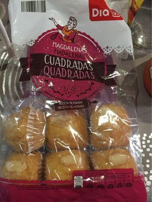 Magdalenas cuadradas Magdalenas cuadradas