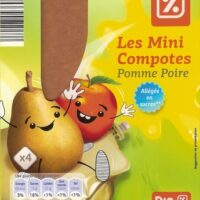 Les Mini compotes Apple Poire