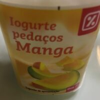 Yogurte pedaços manga