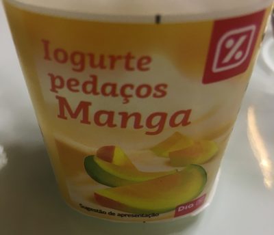 Yogurte pedaços manga Yogurte pedaços manga