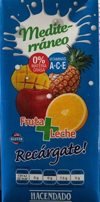 mediterraneo fruta + leche mediterraneo fruta + leche