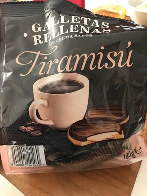 Galletas rellenas tiramisu Galletas rellenas tiramisu