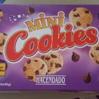 Mini Cookies. Galletas Con Chocolate.