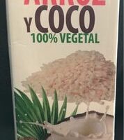 Bebida from Rice and Coconut without Sugar añadidos