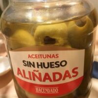 Olives without huesco aliñada