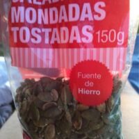 Pipas Pumpkin  mondadas tostadas